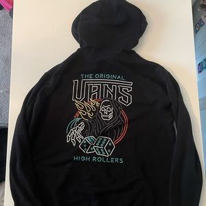 Vans Black Hoodie Mens Large